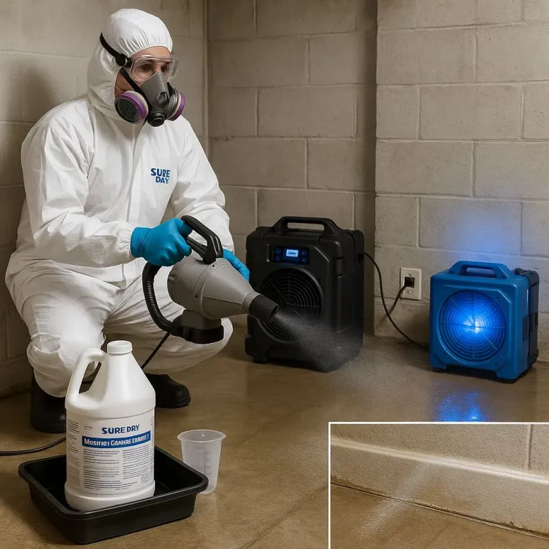 Sanitization and Odor Removal process in Carolina Shores, NC