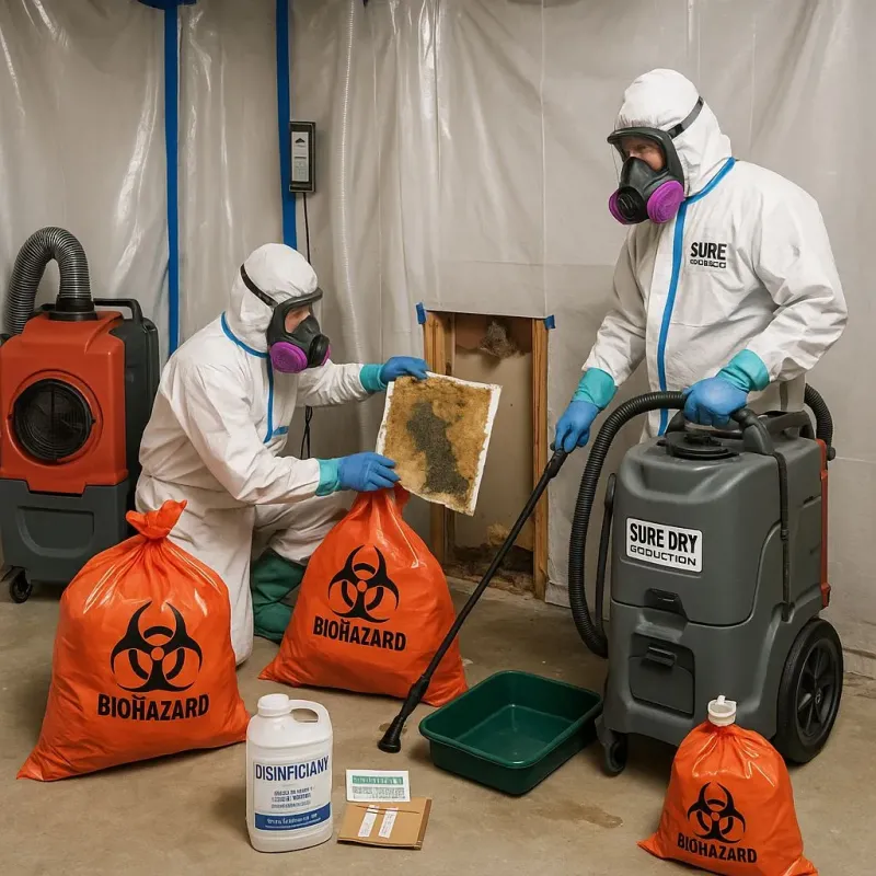 Contaminated Water Handling Protocols process in Carolina Shores, NC